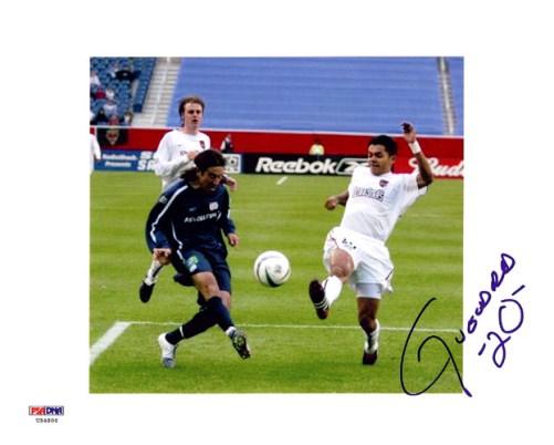 PSA/DNA Certified Amado Guevara Autographed 8x10 Photo - Honduras Soccer Legend Collectible - Perfect for Sports Memorabilia Displays & Fan Collections