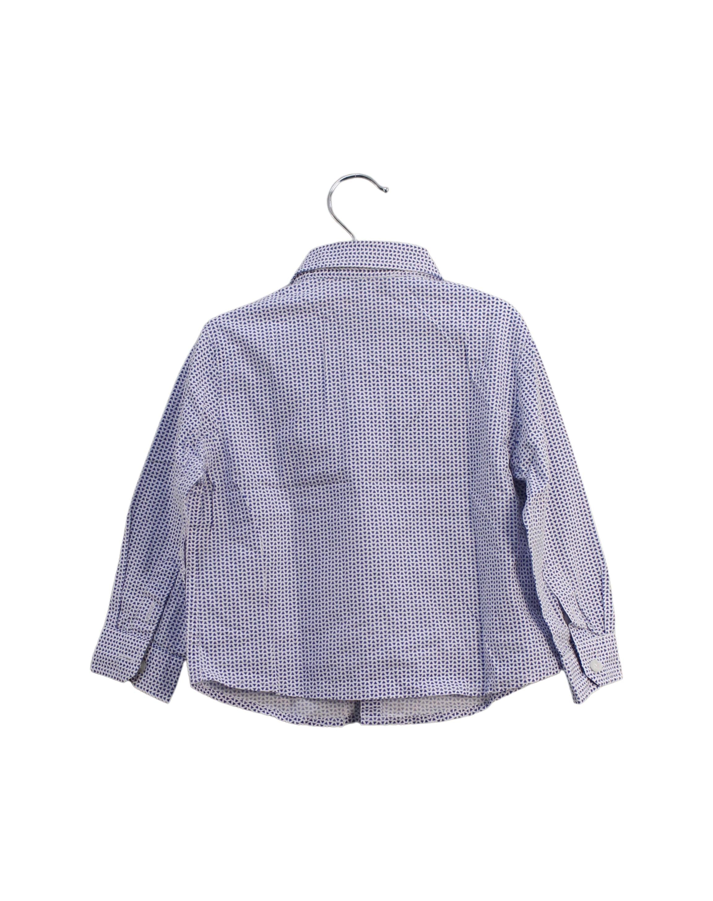 Armani Baby Boys' Short Sleeve Shirt 12 Months - Premium Cotton Dress Shirt for Special Occasions & Family Photos