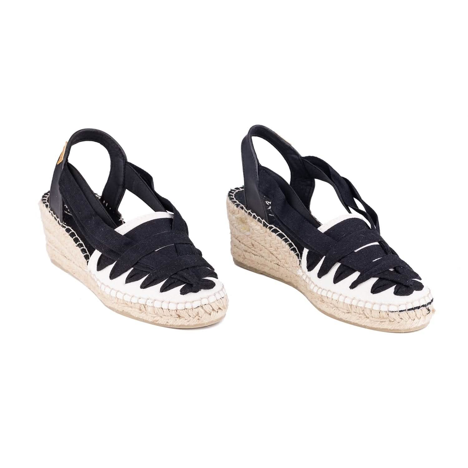 Women's Multicolor Cotton Blend Wedge Espadrilles - Comfortable Summer Casual Shoes for Beach, Vacation & Outdoor Activities | Tracy CU