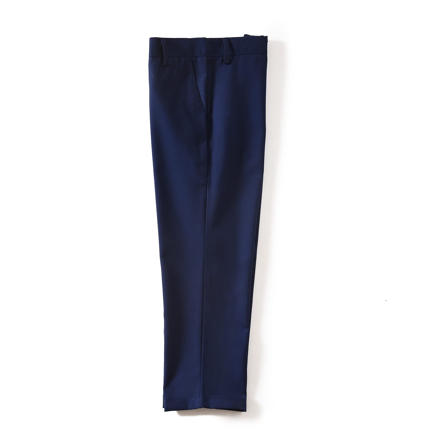 Boys Dress Pants with Adjustable Waist - Flat Front Formal Pants for Wedding, School Uniform & Special Occasions | Perfect for Church, Graduation & Dressy Events