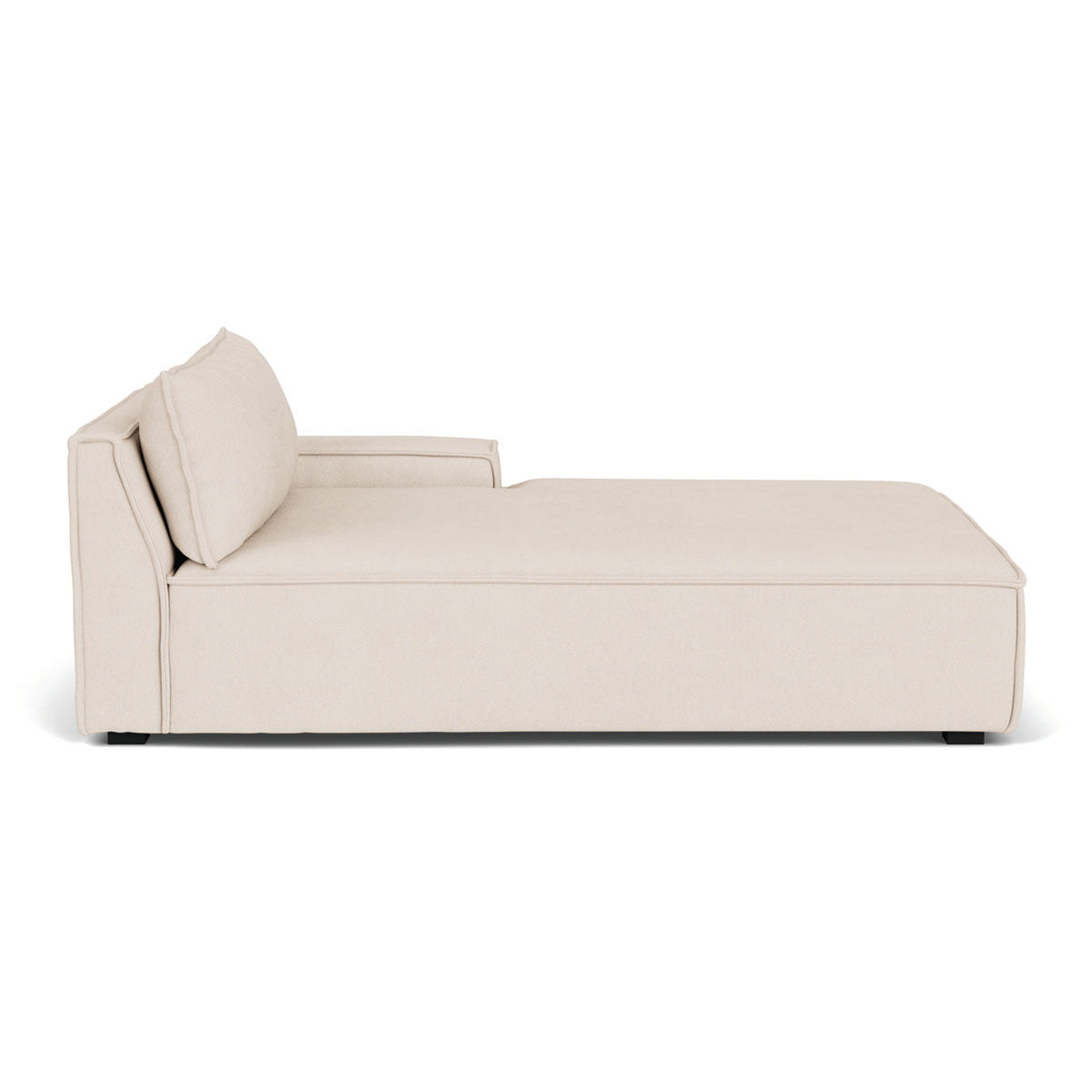 Stylish Daphne Fabric 1-Seater Right Chaise Modular Sofa - Perfect for Small Living Rooms, Apartments & Cozy Spaces