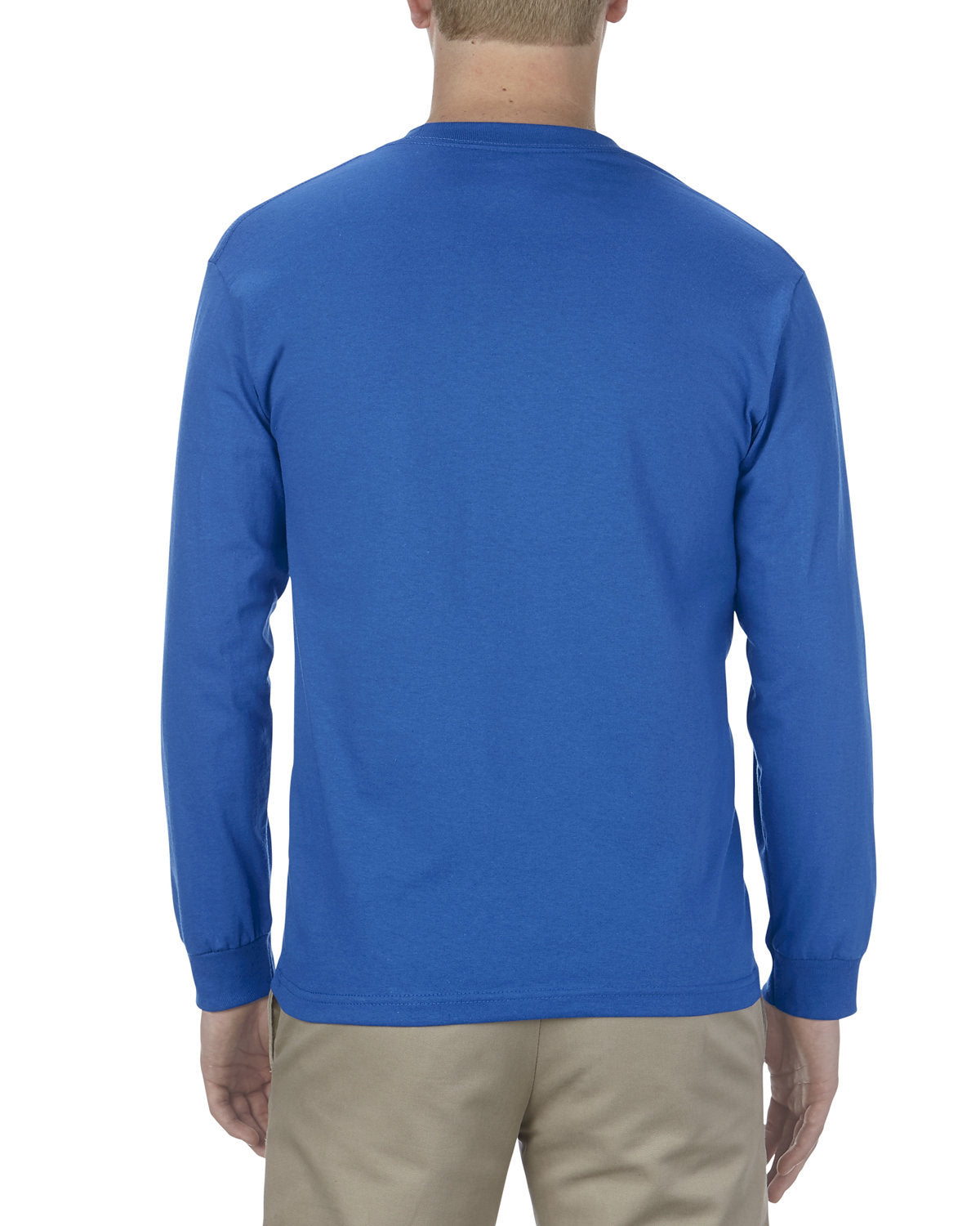 Alstyle AL1304 Men's & Women's 6.0 oz 100% Cotton Long Sleeve T-Shirt - Soft Comfort Fit Casual Wear for Everyday, Work & Layering