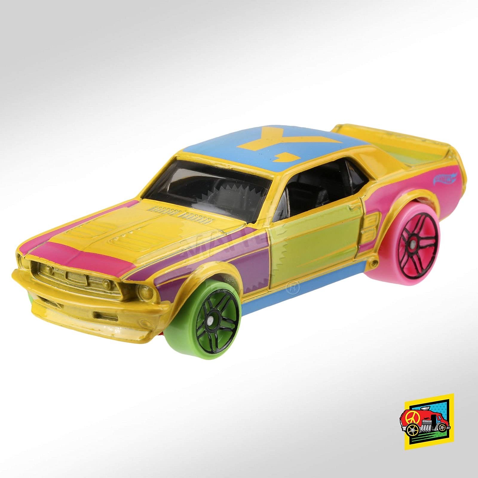 Hot Wheels '67 Ford Mustang Coupe Diecast Car 1:64 Scale - 218/250 Limited Edition Collectible Toy for Kids & Adults - Perfect for Display, Gifts & Racing Play Scenes