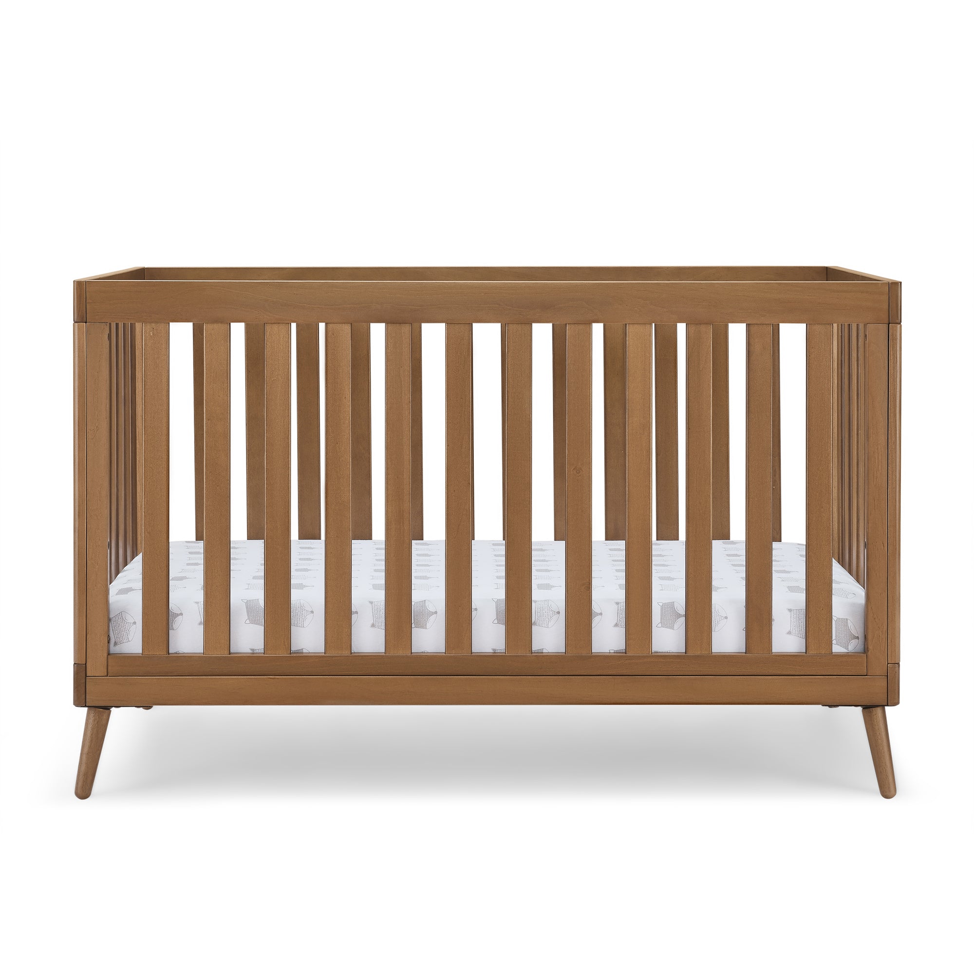 Essex 4-in-1 Convertible Baby Crib - Toddler Bed, Daybed & Full-Size Bed Conversion - Safe Nursery Furniture for Newborns & Kids - Perfect for Bedrooms, Daycare & Guest Rooms
