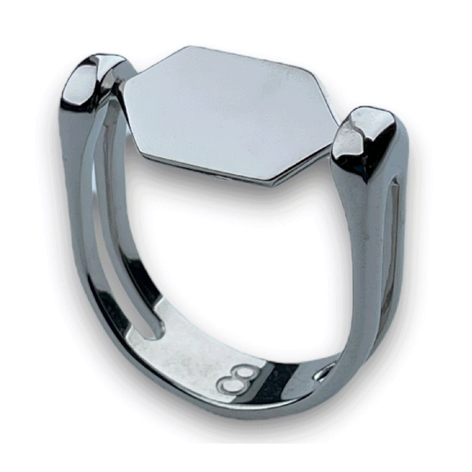 Hexagon-Shaped Fidget Ring for Anxiety Relief - Stress Relief Sensory Toy for Adults & Kids - Perfect for ADHD, Autism, Focus & Relaxation (Office, School, Travel)