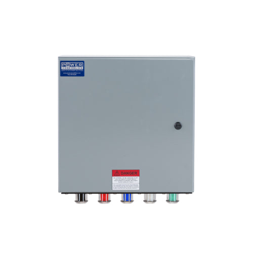 400A 120/208V Female Neutral Threaded Post Camlock Connection Box - Heavy Duty Power Distribution for Construction Sites & Outdoor Events