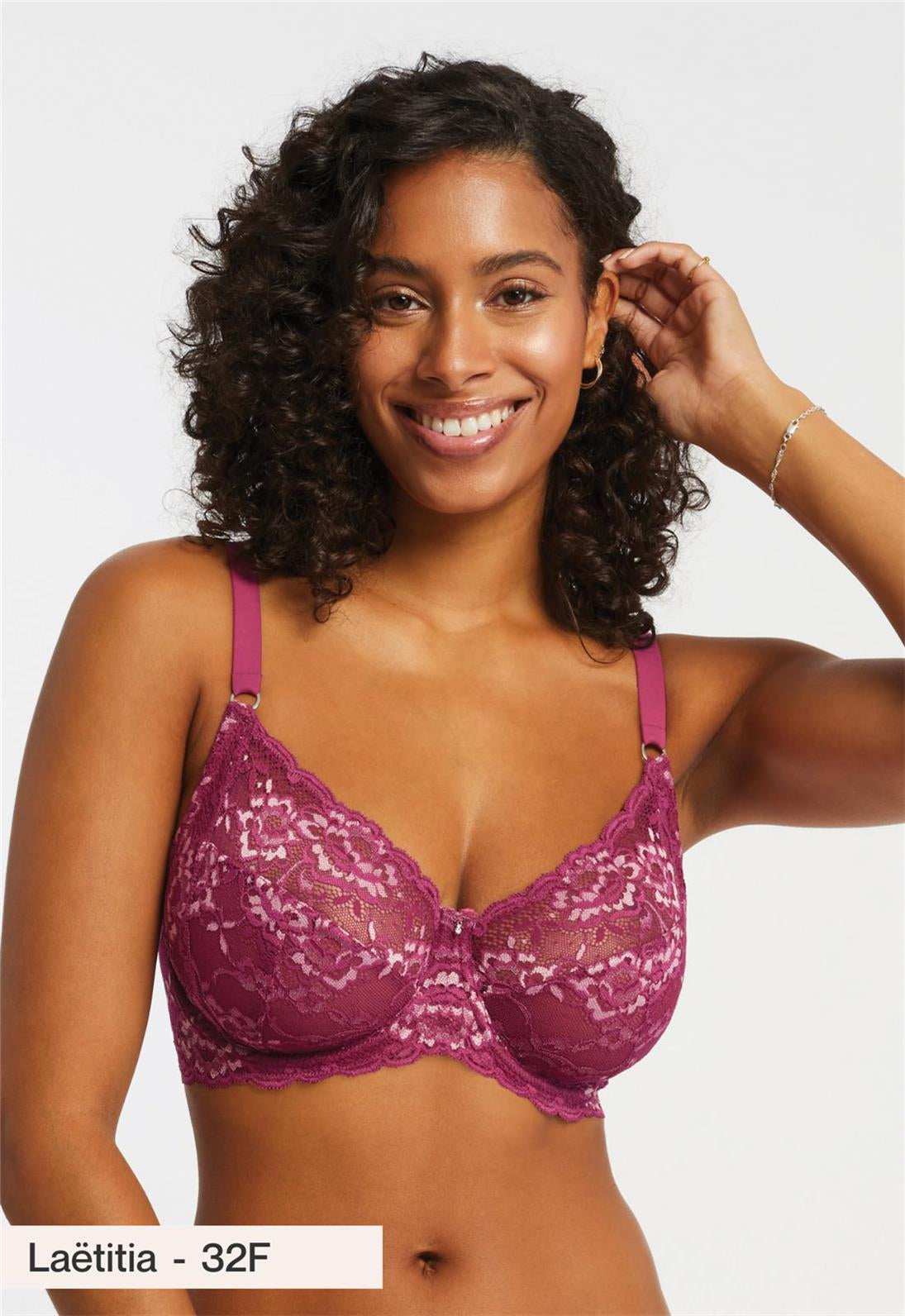 Muse Full Cup Lace Bra - Comfortable Support for Everyday Wear, Perfect for Work, Date Night & Special Occasions