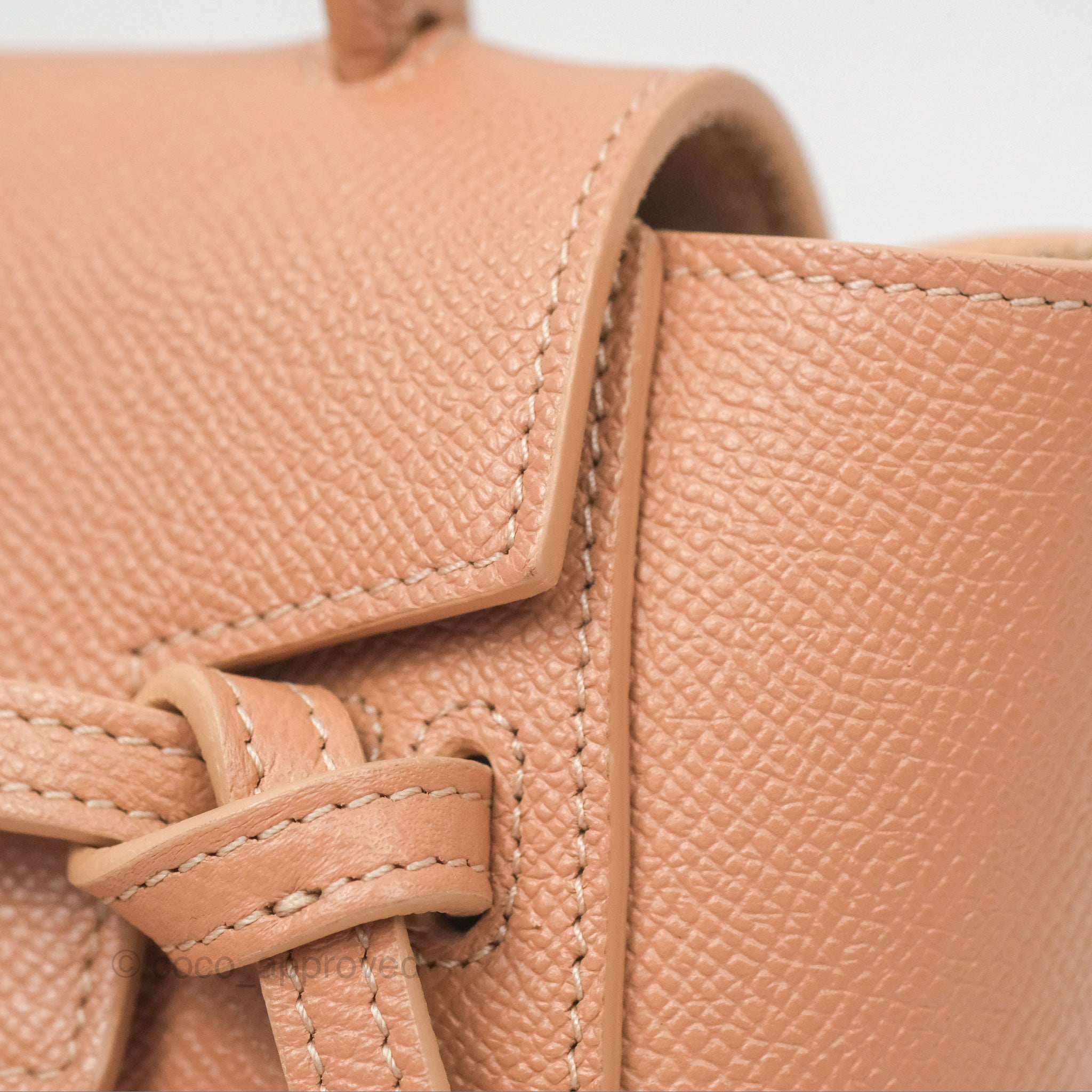 Celine Pico Belt Bag in Desert Rose - Grained Calfskin Leather with Gold Hardware | Luxury Crossbody Bag for Women, Perfect for Everyday Use & Special Occasions