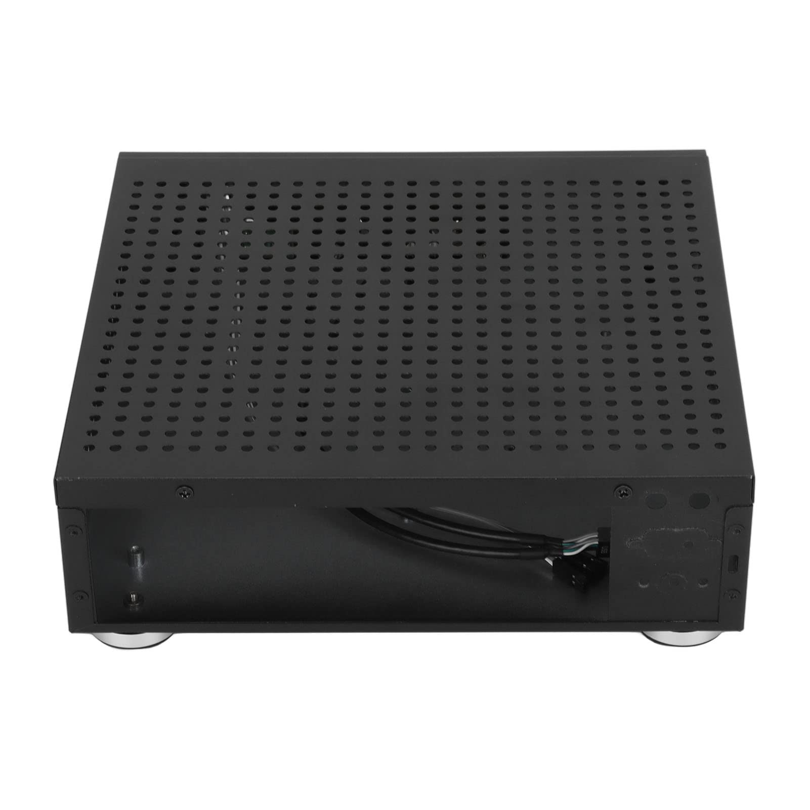 Shanrya Mini ITX Computer Case - Compact Professional Desktop PC Case for Hotel Self-Service Terminals, Home & Office Use