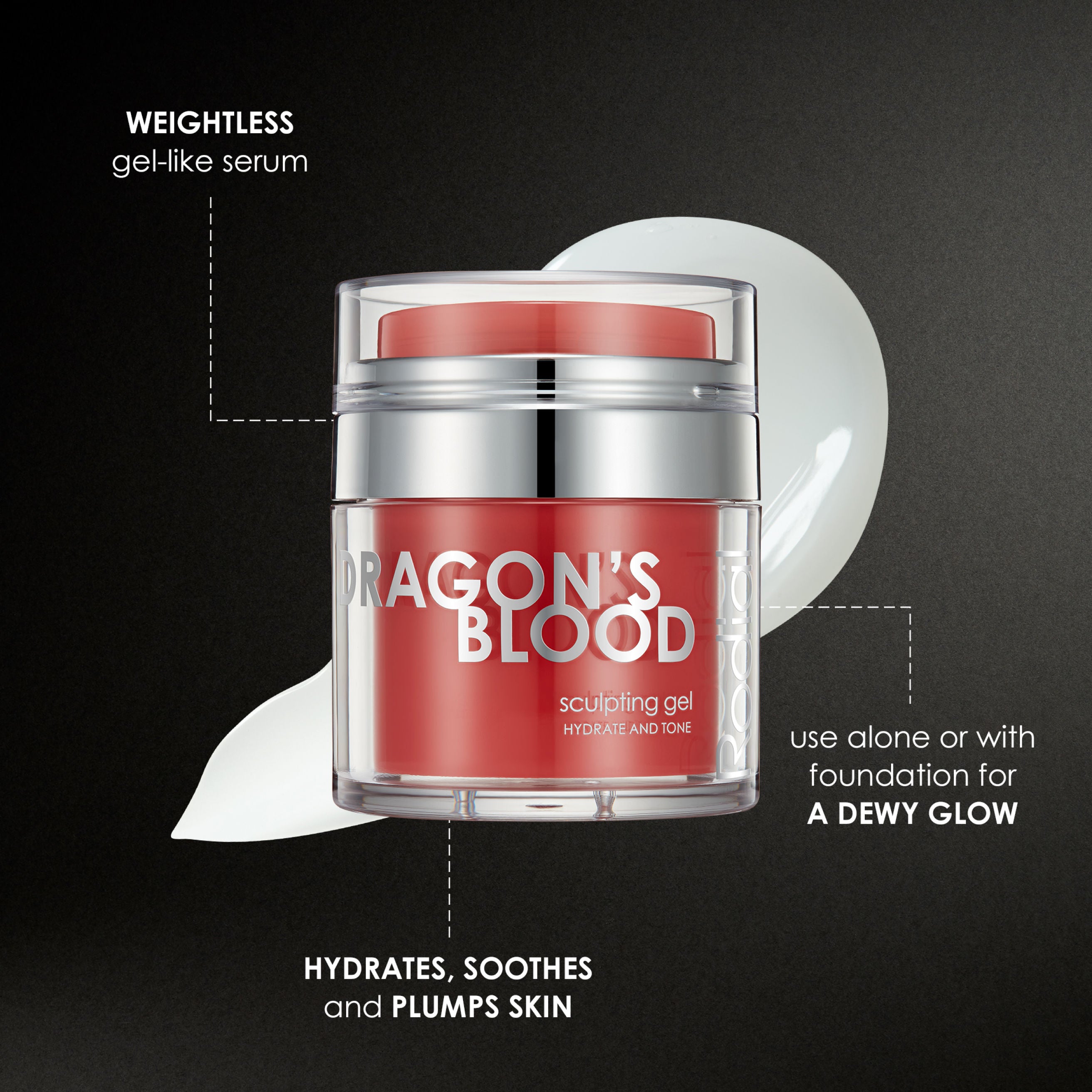 Dragon's Blood Sculpting Gel for Hair Styling & Volume - Natural Hold & Shine for Men & Women - Perfect for Parties, Weddings & Everyday Styling