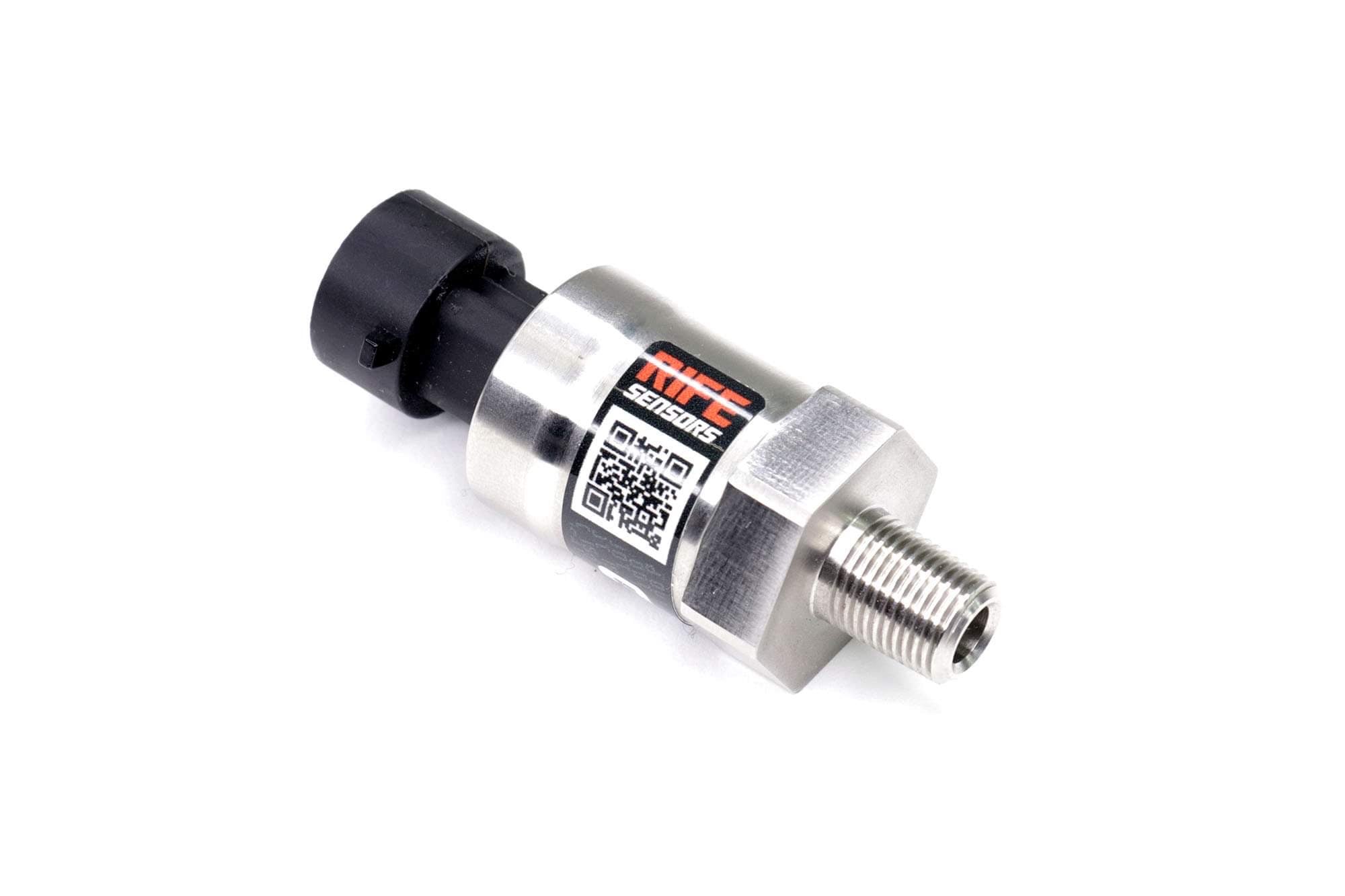 High Accuracy RIFE 1600 PSI Pressure Sensor Transducer 1/8 NPT for Hydraulic Systems, Industrial Automation & HVAC Applications