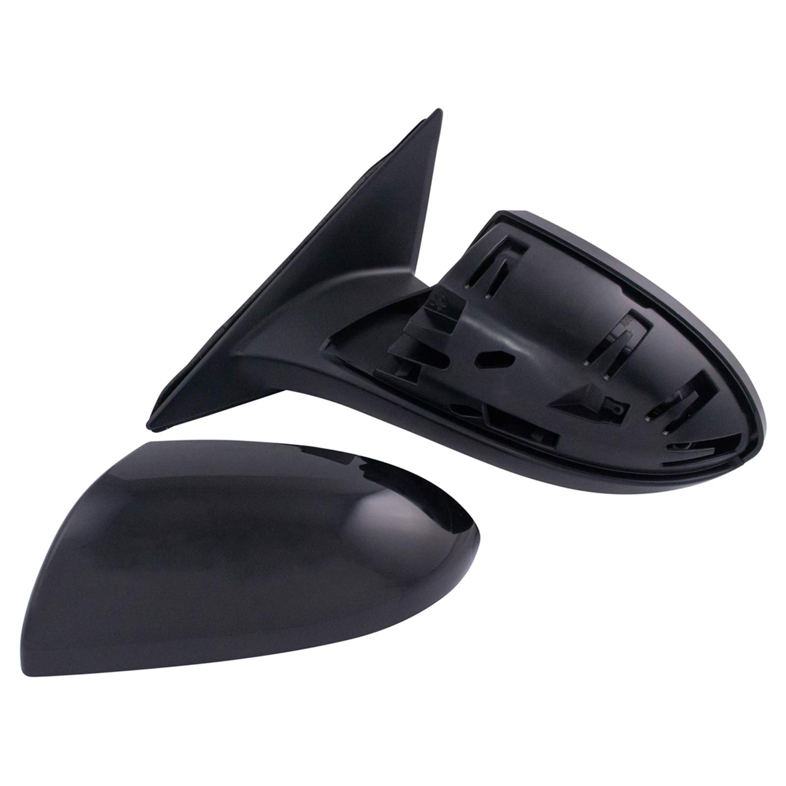 TRQ Driver & Passenger Side Mirror Set with Heating - Compatible with 2009-2010 Mazda 6 (MA1320191, MA1321191) - Perfect for Winter Driving & Enhanced Safety