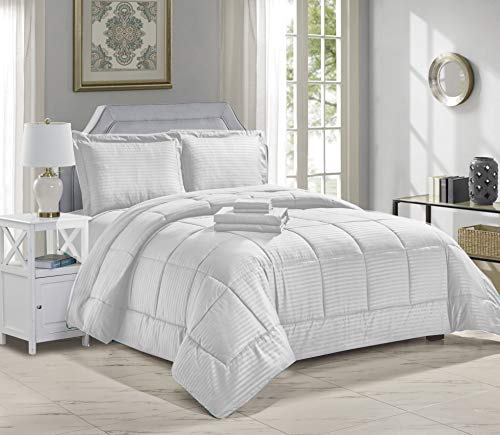 Embossed.8pc.kn.white