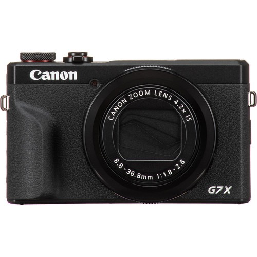 Canon PowerShot G7 X Mark III Digital Camera 20.1MP 4K Vlogging Camera with Flip Touch Screen, Wi-Fi & Bluetooth - Perfect for Travel, YouTube & Content Creation (Black)