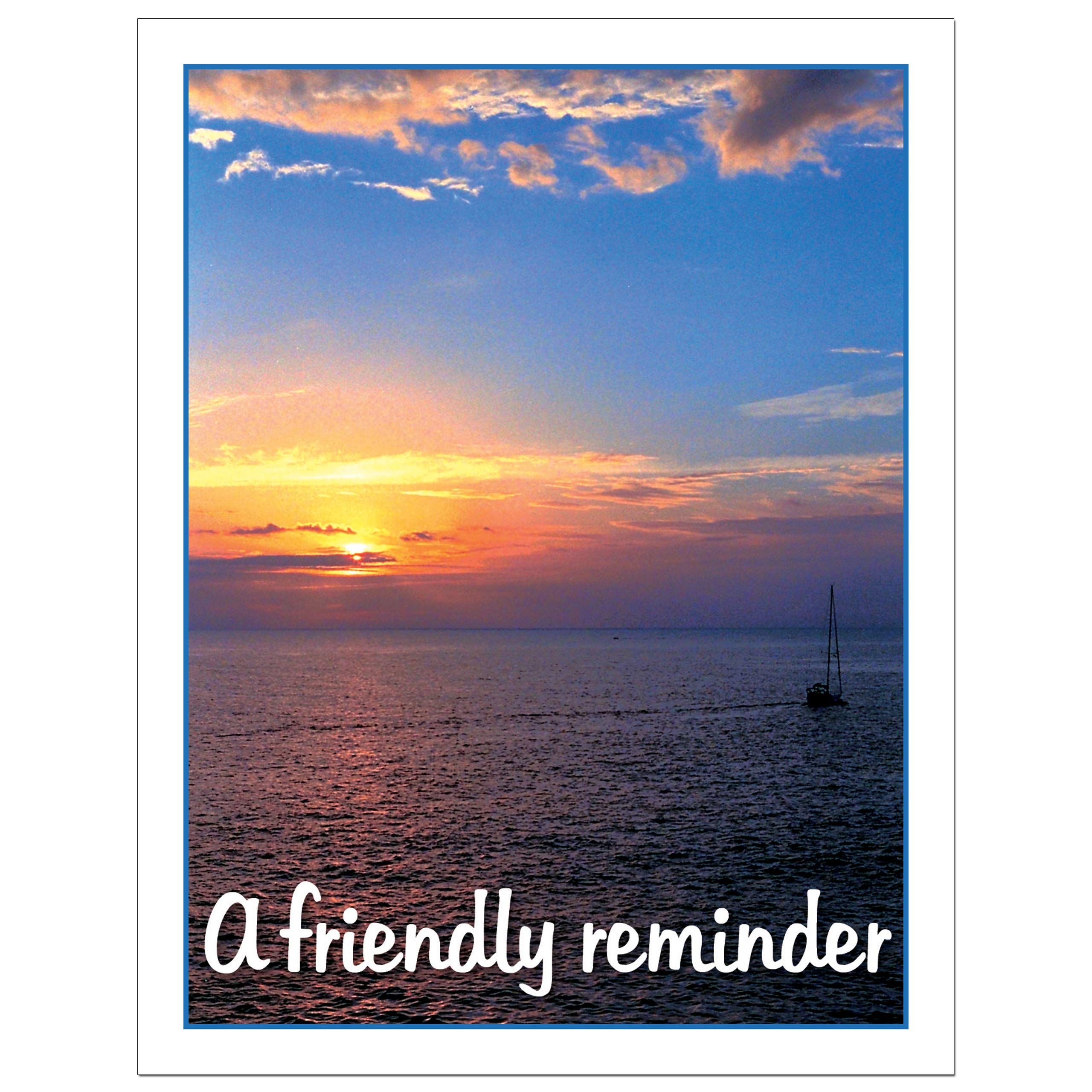 Laser Reminder Postcards for Dental, Optometry, Veterinary & Chiropractic Offices - 4 Perforated Cards (4.25