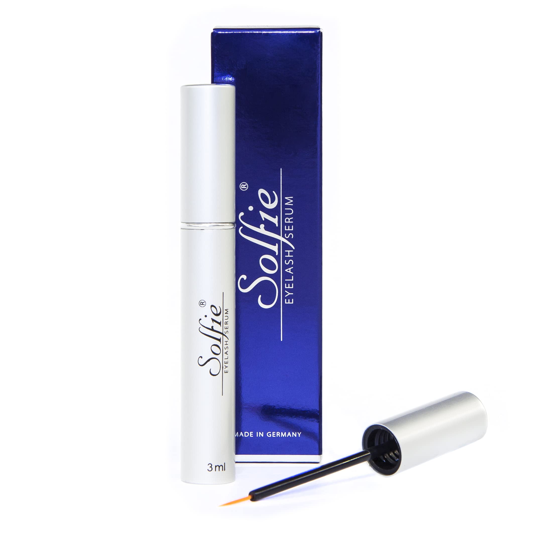 Solfie Eyelash Growth Serum - 3ml Natural Lash Enhancer for Longer, Thicker Lashes | Perfect for Daily Use & Special Occasions