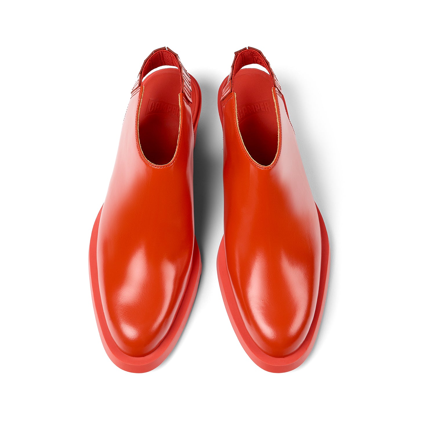 Camper Women's Bonnie Comfortable Walking Shoes in Bright Red - Perfect for Travel, Work & Everyday Wear
