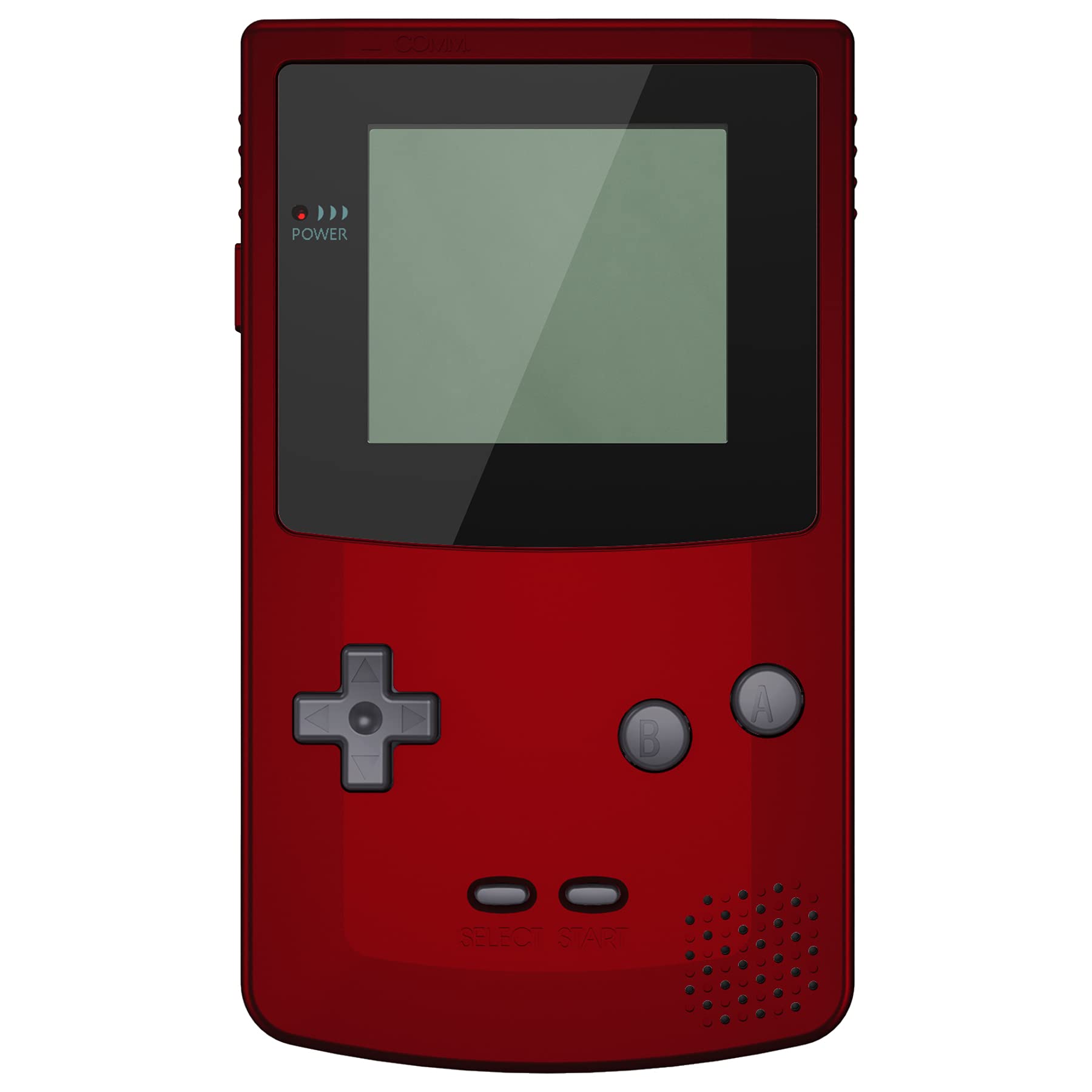 eXtremeRate Scarlet Red Replacement Shell Full Housing Cover with Buttons for Gameboy Color (GBC) - Compatible with OSD IPS, Regular IPS & Standard LCD Screens - DIY Console Repair & Customization - Perfect for Gaming Enthusiasts & Retro Collectors