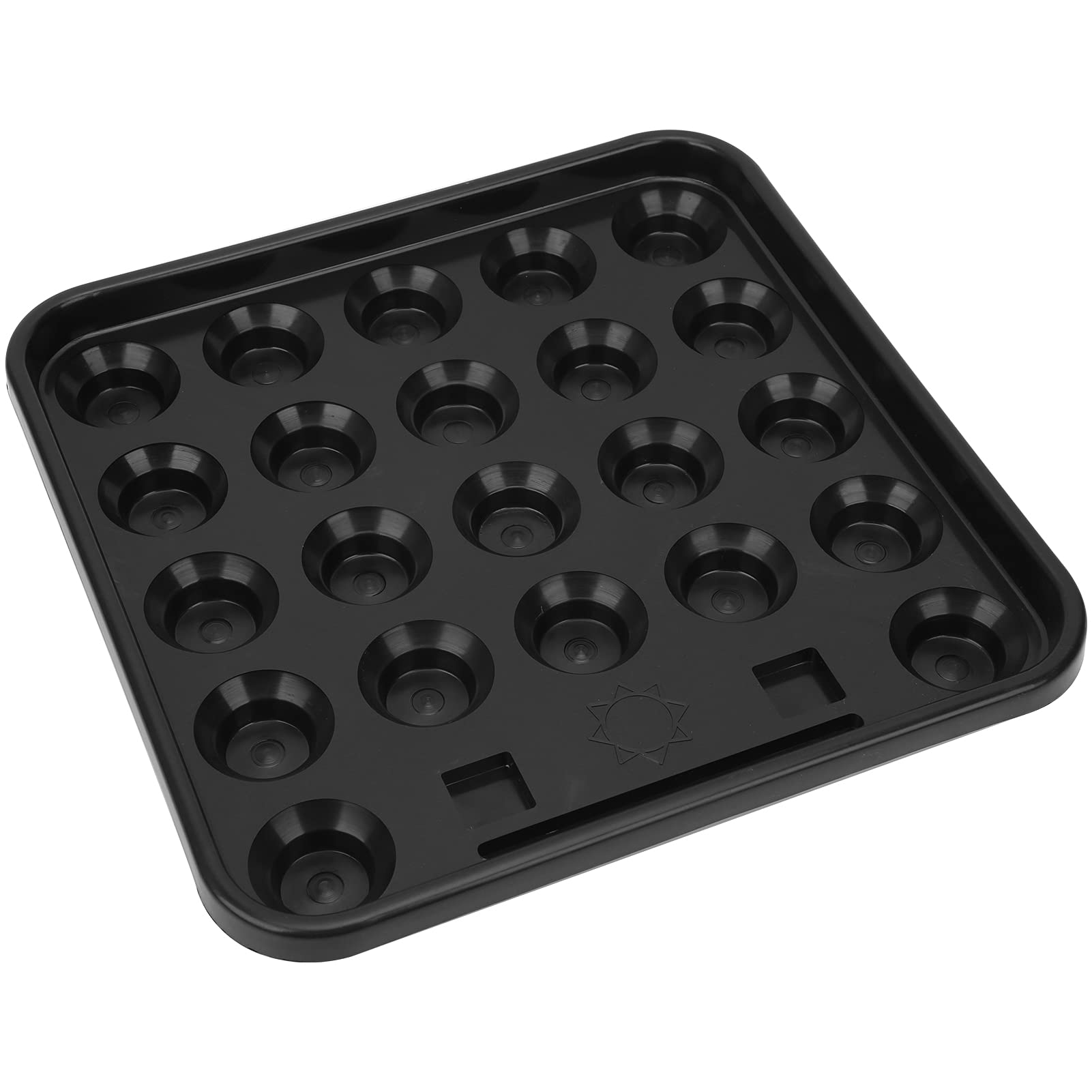 Naroote 22-Hole Billiard Ball Tray - Premium Billiards Accessory for Pool Table Organization | Perfect for Game Rooms, Bars & Pool Halls