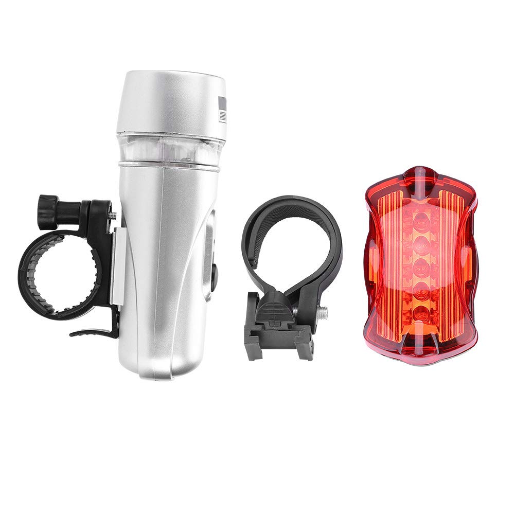 Super Bright LED Bike Light Set - Quick Release Waterproof Headlight & Taillight for Road & Mountain Bicycles - Perfect for Night Cycling, Commuting, and Trail Riding Safety