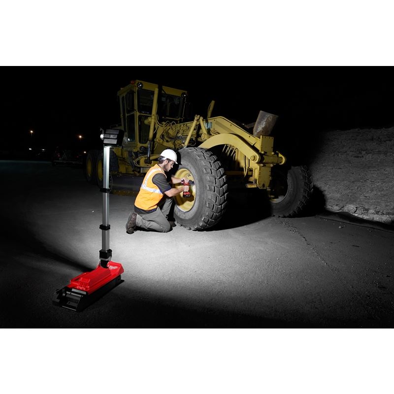 2120 20 M18 18-Volt Lithium-Ion Cordless ROCKET Dual Pack Tower Light with ONE KEY Technology - Tool Only - Perfect for Construction Sites, Emergency Lighting, and Outdoor Work