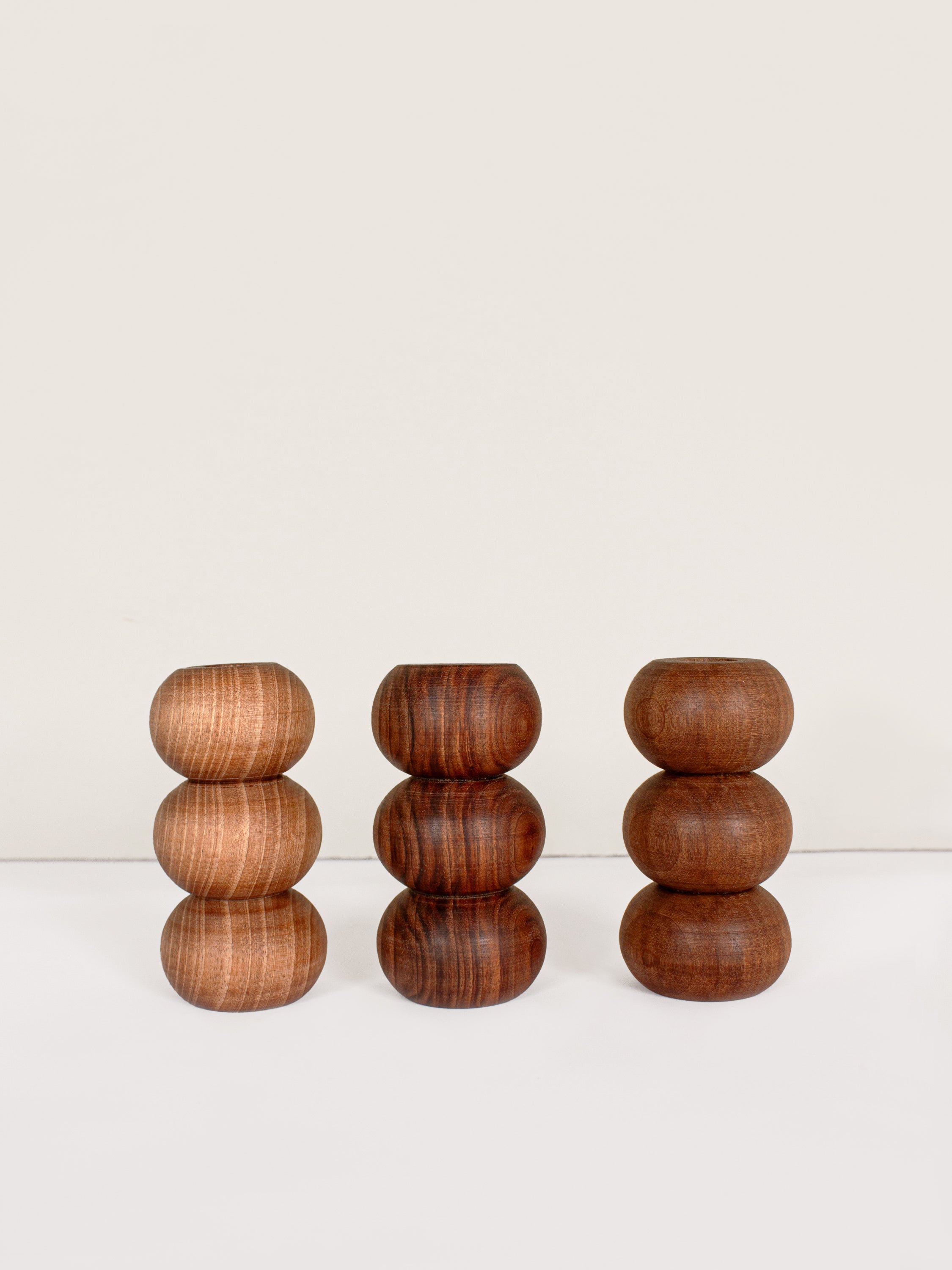Handmade Walnut Wood Candlestick Holder with Ball Design - Elegant Home Decor for Dining Table, Wedding Centerpiece, and Romantic Candlelit Dinners