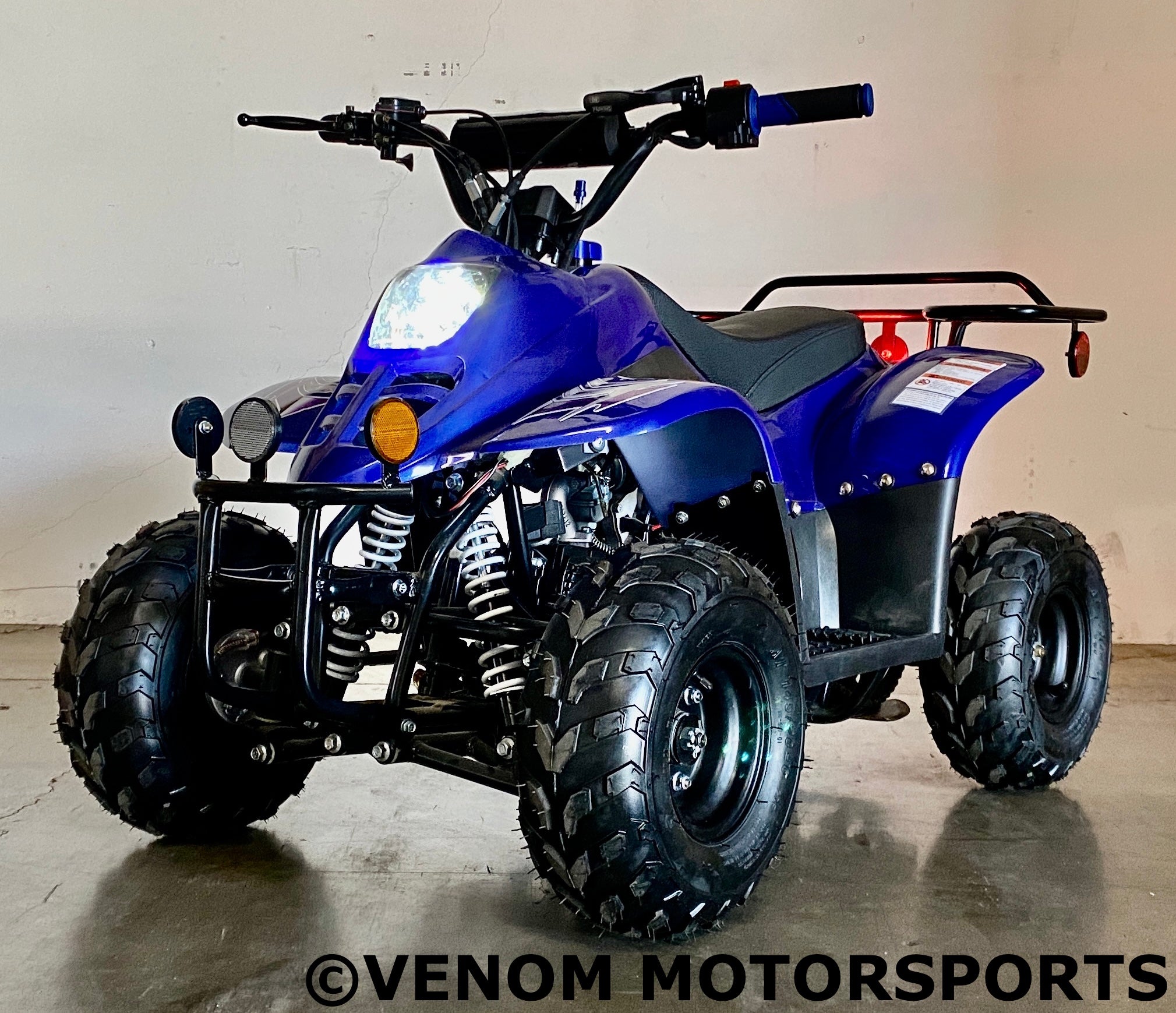 Venom Moccasin 110cc ATV - Fully Automatic Gas-Powered Quad Bike for Adults & Teens - Perfect for Off-Road Trail Riding, Farm Work & Backyard Fun