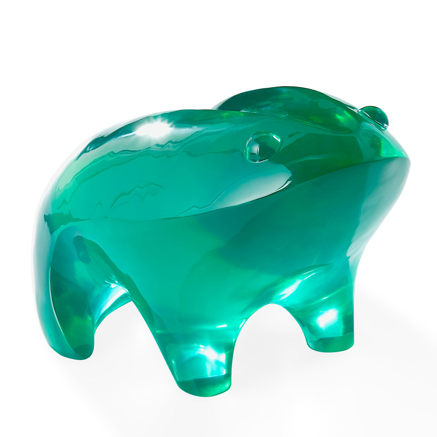 Acrylic Frog Figurine - Cute Decorative Animal Sculpture for Home, Office & Garden Decor | Perfect Gift for Nature Lovers & Collectors