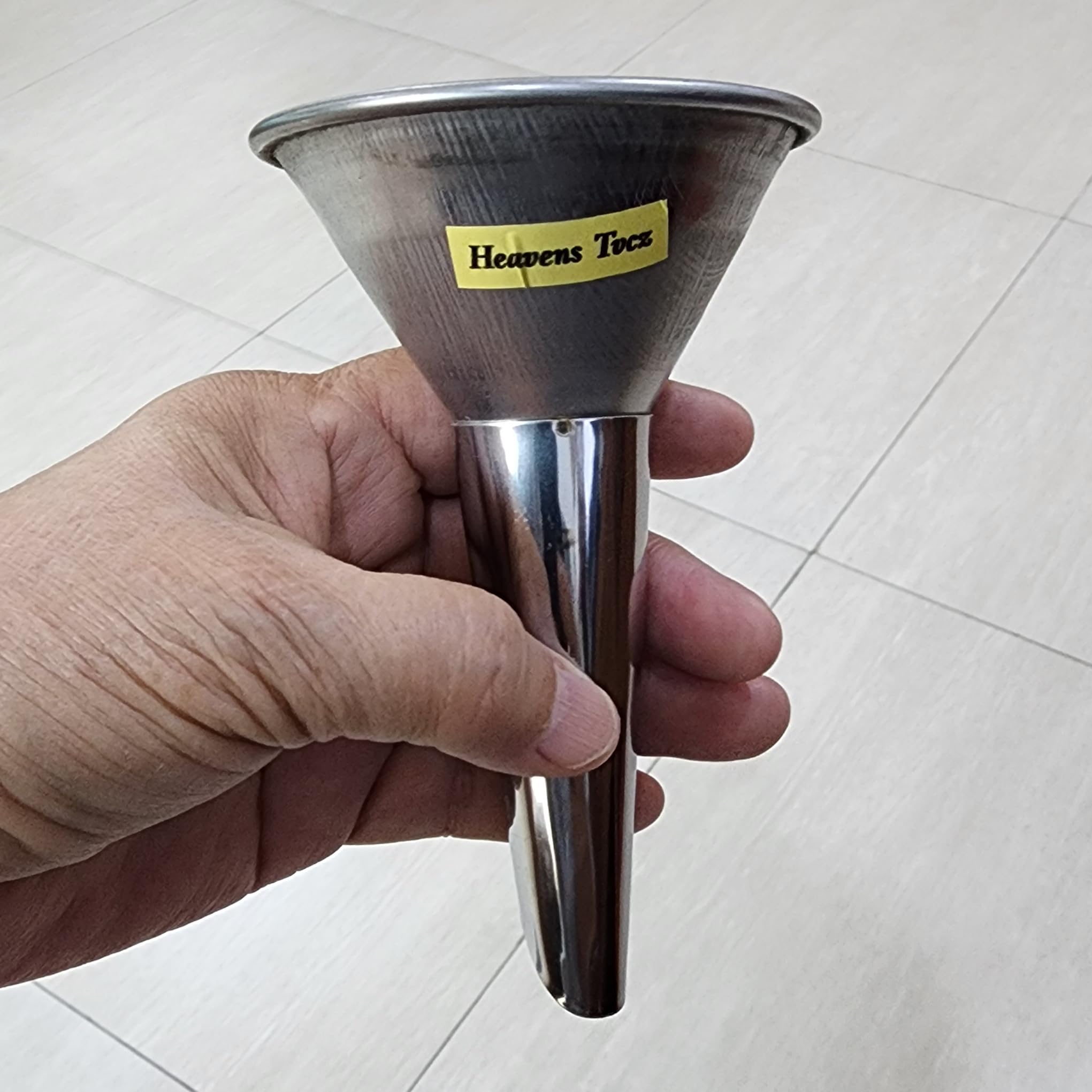 Premium Stainless Steel Sausage Stuffer Funnel - 3.25