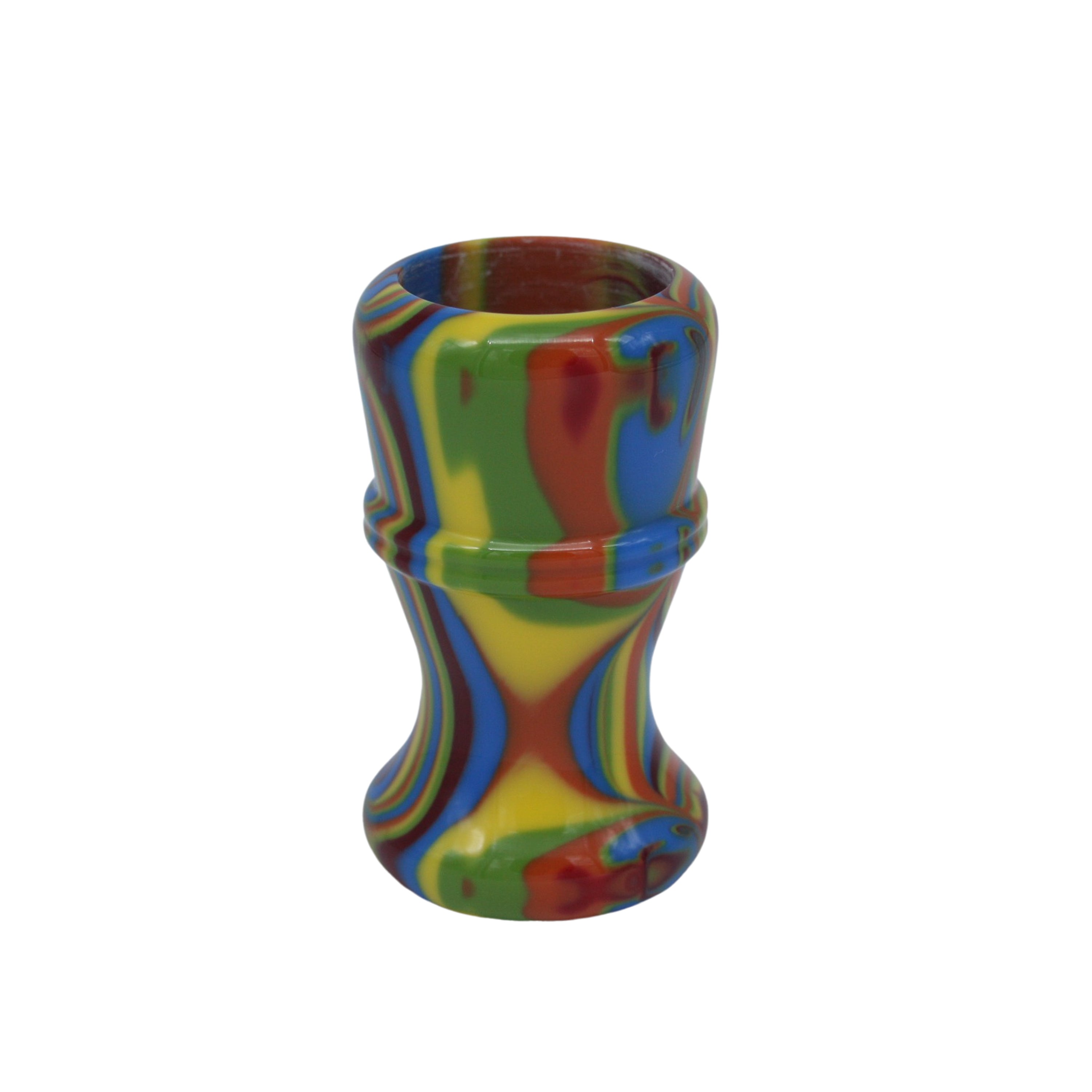 Premium Handcrafted Disco Shaving Brush Handle - Fits 24mm & 26mm Knots - Perfect for Wet Shaving & Grooming Gifts