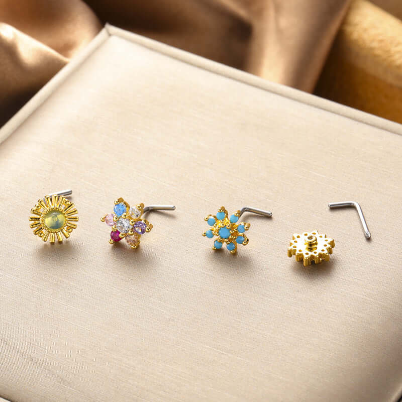 20g Surgical Steel Color Butterfly Nose Ring Piercing Jewelry | Hypoallergenic Nose Stud for Sensitive Skin | Perfect for Everyday Wear, Parties, and Self-Expression