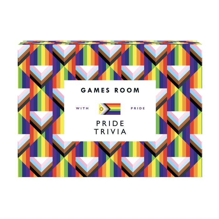Games Room Pride Trivia Board Game - LGBTQ+ Party Game for Adults & Teens - Fun Family Game Night & Pride Month Celebration Activity
