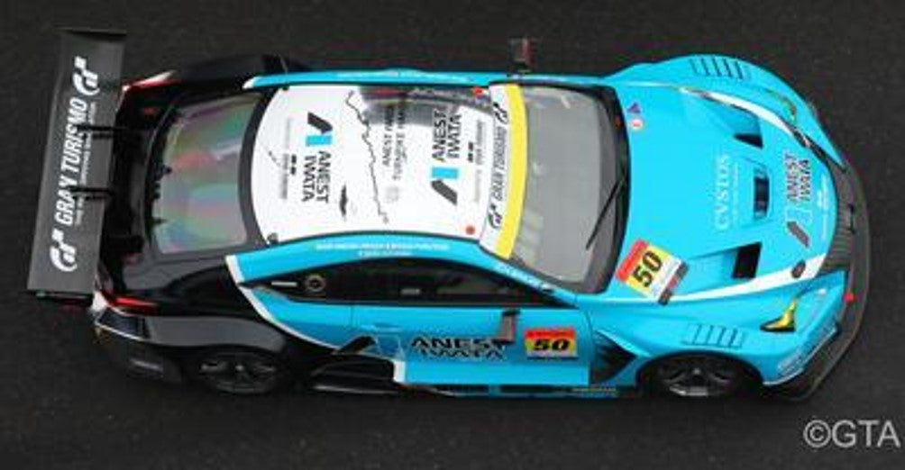 1:43 ANEST IWATA Racing RC F GT3 No.50 Diecast Model Car - 2023 SUPER GT GT300 Collection - Perfect for Racing Fans and Collectors - Display Case or Gift Idea