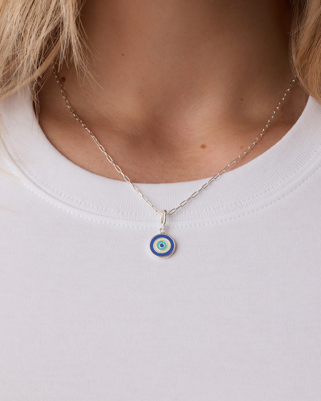 Turquoise Evil Eye Parker Charm for Jewelry Making - Protection Amulet for Necklaces, Bracelets & DIY Crafts - Perfect for Gifts & Spiritual Healing
