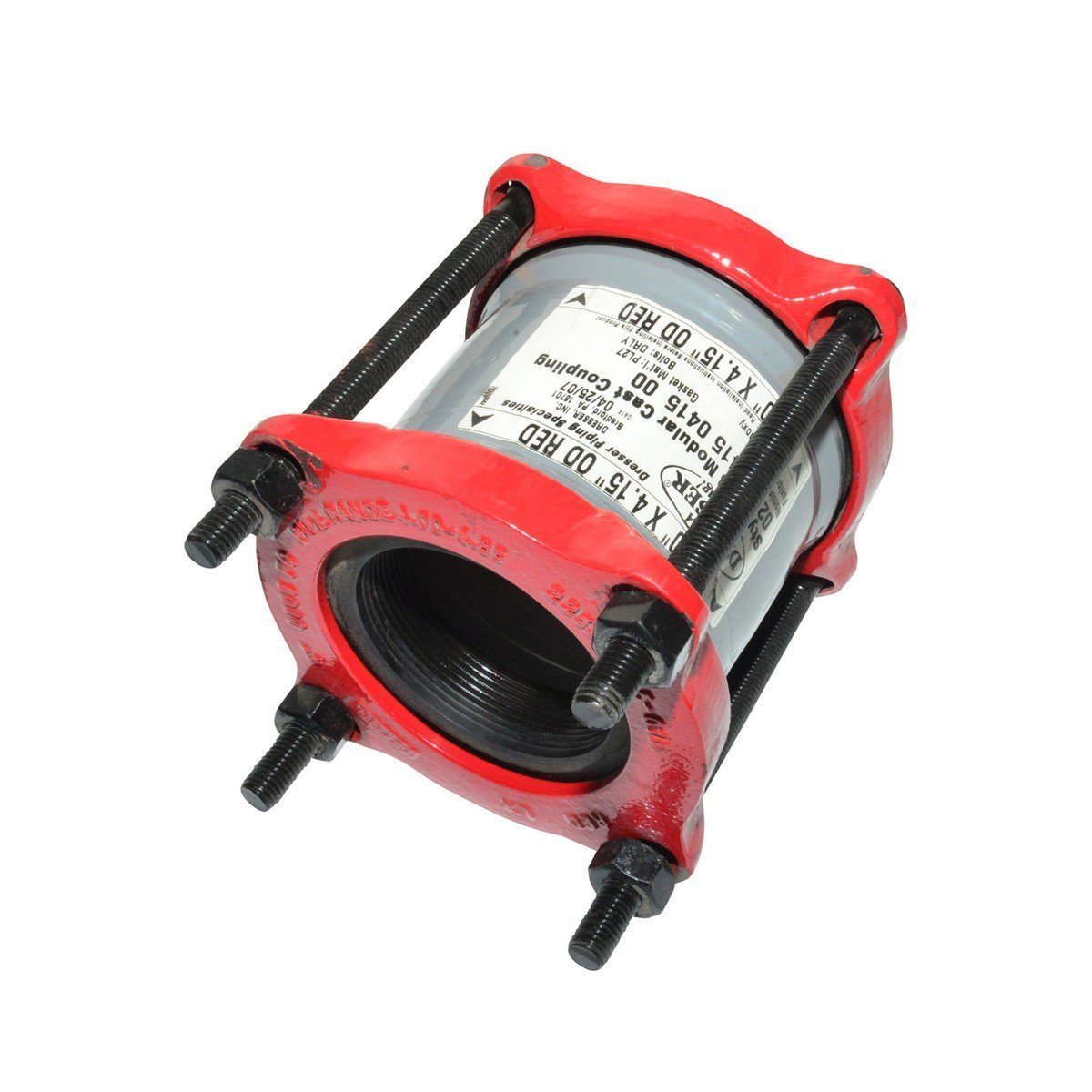 Dresser Style 138 Coupling | Cast Iron & Ductile Iron Pipe Fitting | For Plumbing, HVAC & Industrial Applications