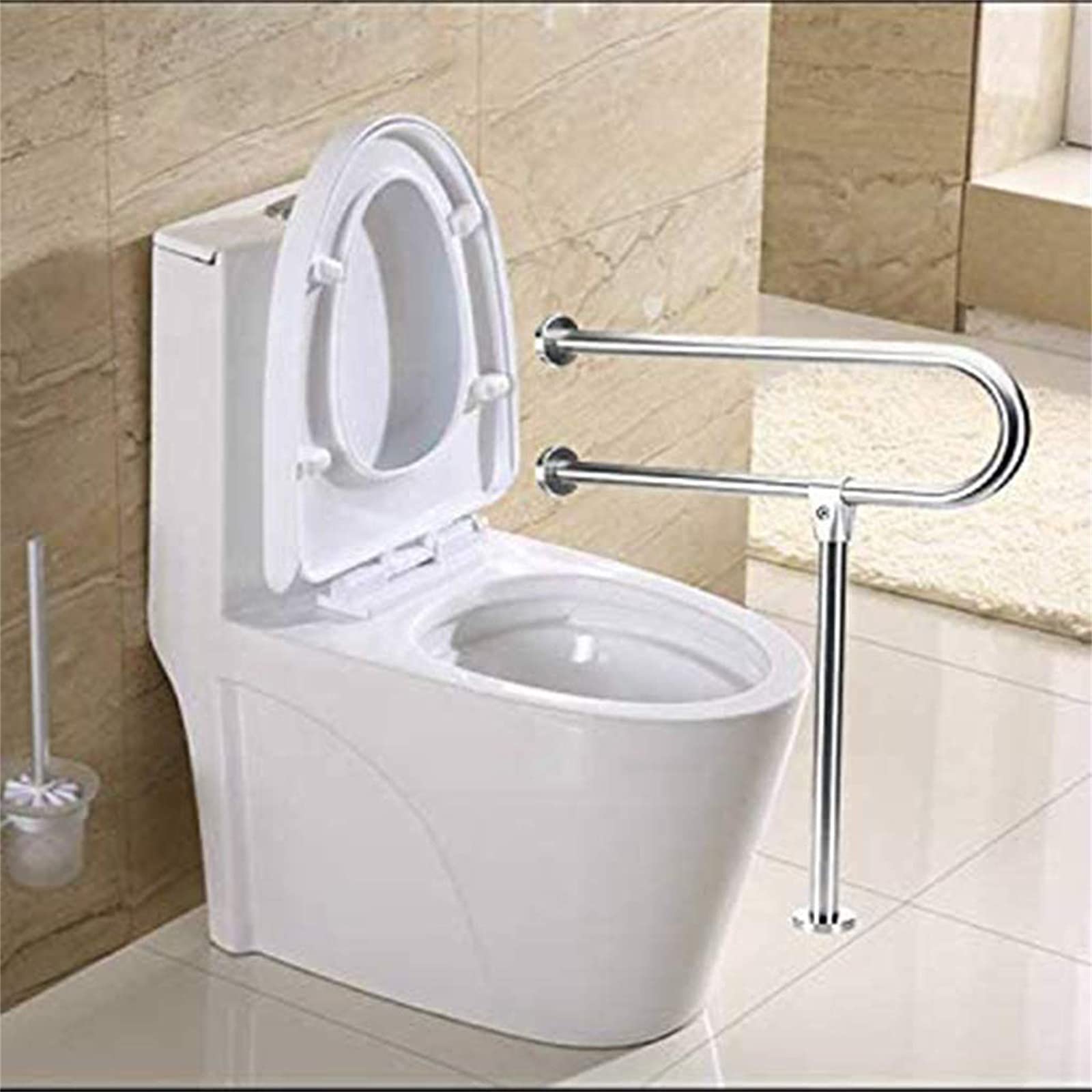 Stainless Steel Bathroom Grab Bars for Disabled - Shower & Toilet Safety Rails