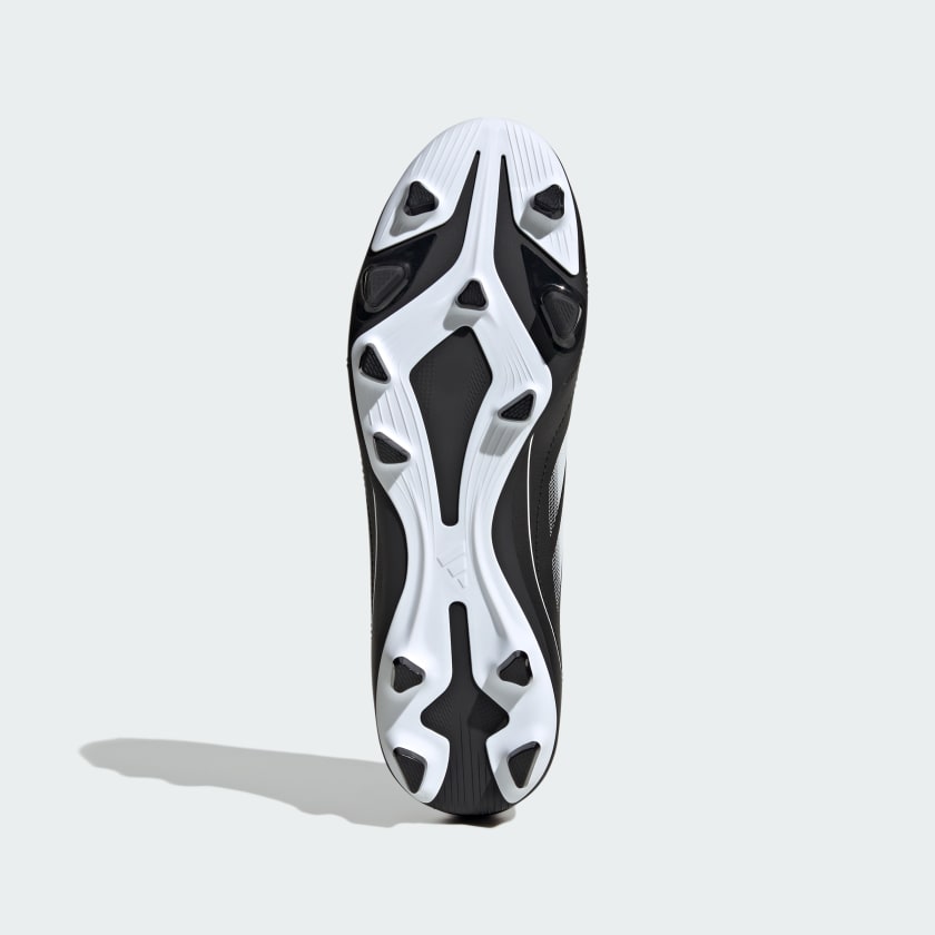 Adidas Men's Goletto IX Black/White Football Cleats - Lightweight Soccer Shoes for Firm Ground, Turf & Training - Perfect for Matches, Practice & Casual Wear