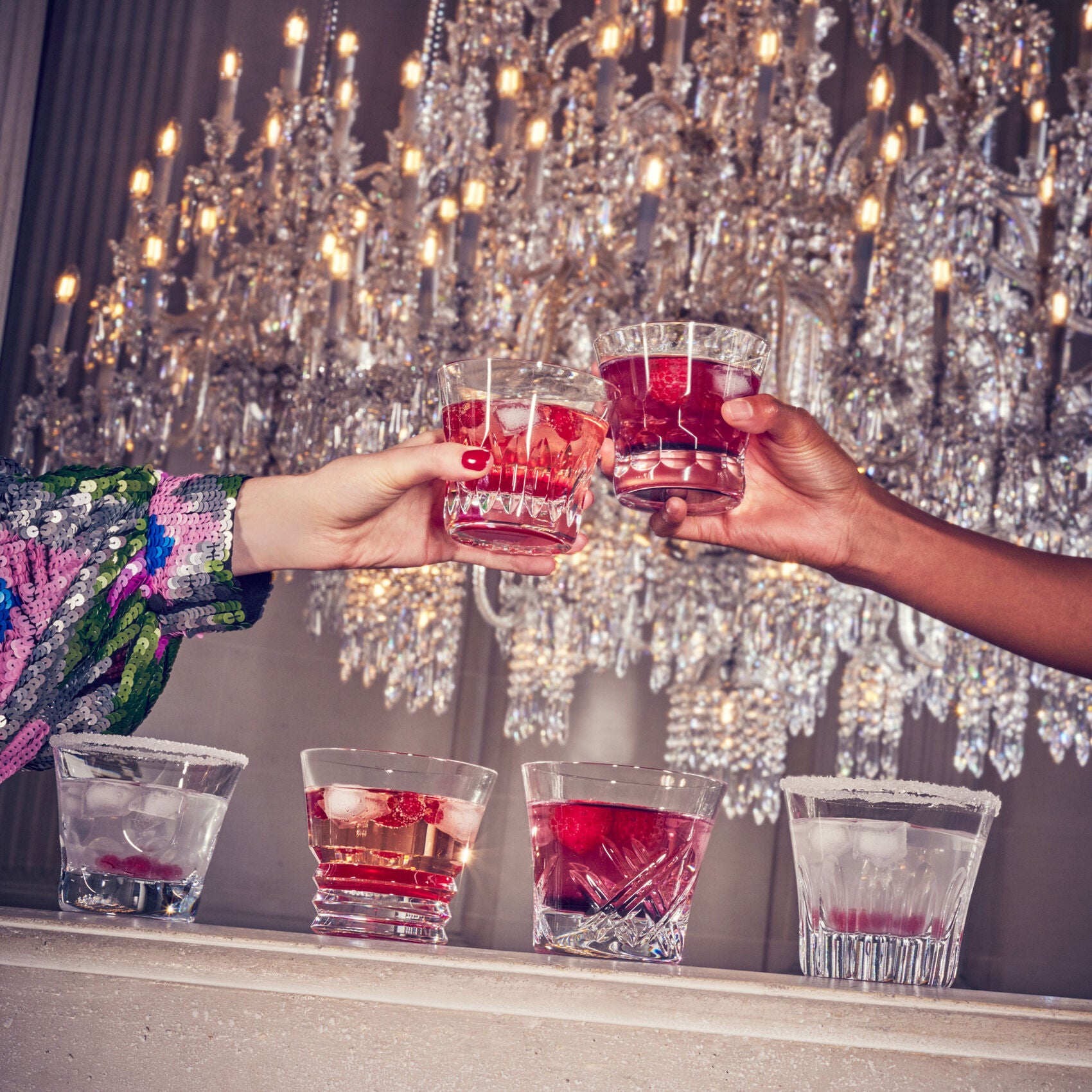 Baccarat Crystal Classic Set of 6 - Elegant Everyday Drinking Glasses for Wine, Water & Cocktails | Perfect for Dinner Parties, Weddings & Home Decor
