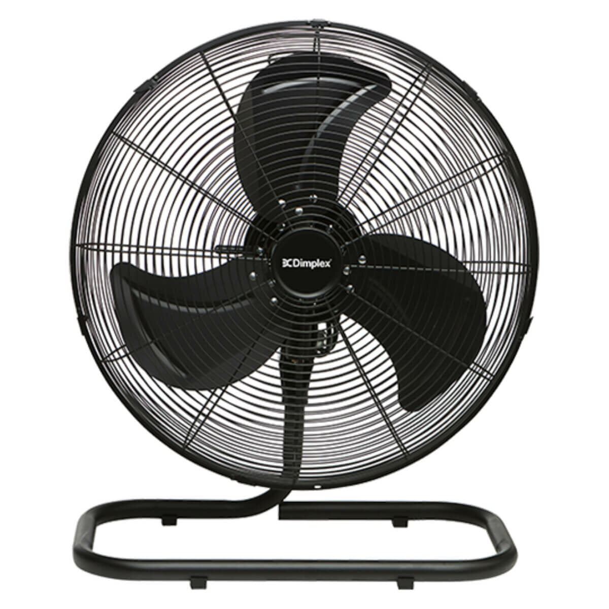 Dimplex 50cm High Velocity Oscillating Floor Fan DCFF50MBK - Powerful Cooling for Large Rooms, Bedrooms & Offices - Energy Efficient DC Motor, Quiet Operation, Remote Control