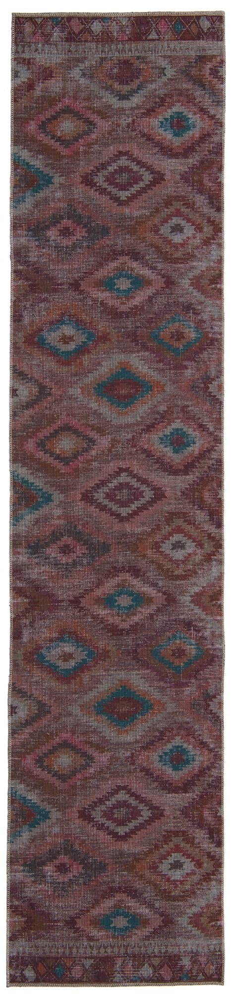 Washable 12 Ft Runner Rug - Sisu Collection by Rugs.com | Terracotta Flatweave Hallway & Entryway Rug | Durable & Easy-Clean for High Traffic Areas