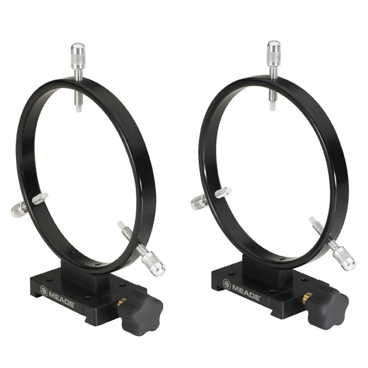 Meade Series 5000 108mm Dovetail Ring Set for Telescopes - Auxiliary Mounting Equipment 07927 | Perfect for Astronomy Enthusiasts & Stargazing Accessories