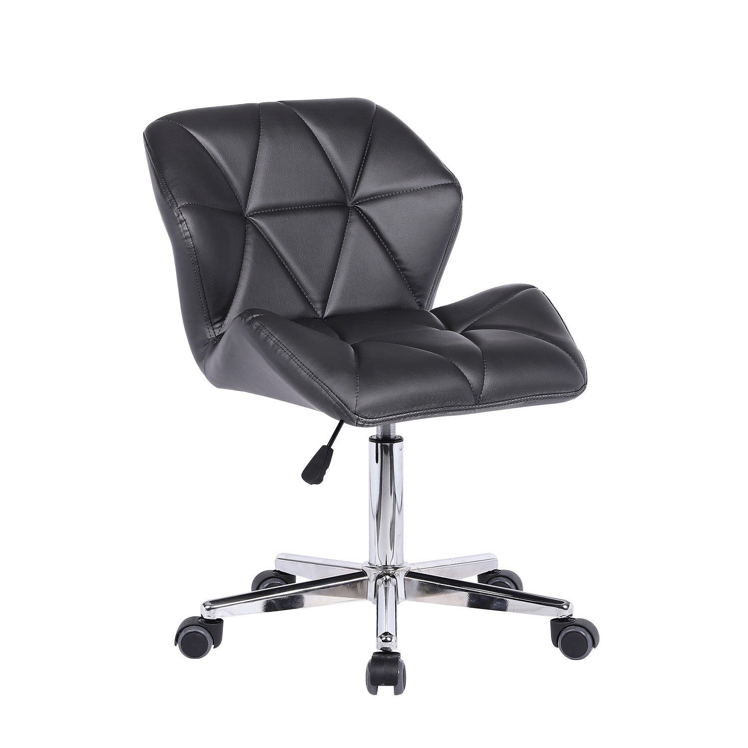 714B Ergonomic Office Chair - Black, Adjustable Computer Desk Chair with Lumbar Support for Home & Office Workspace, Comfortable Task Chair for Long Hours Sitting