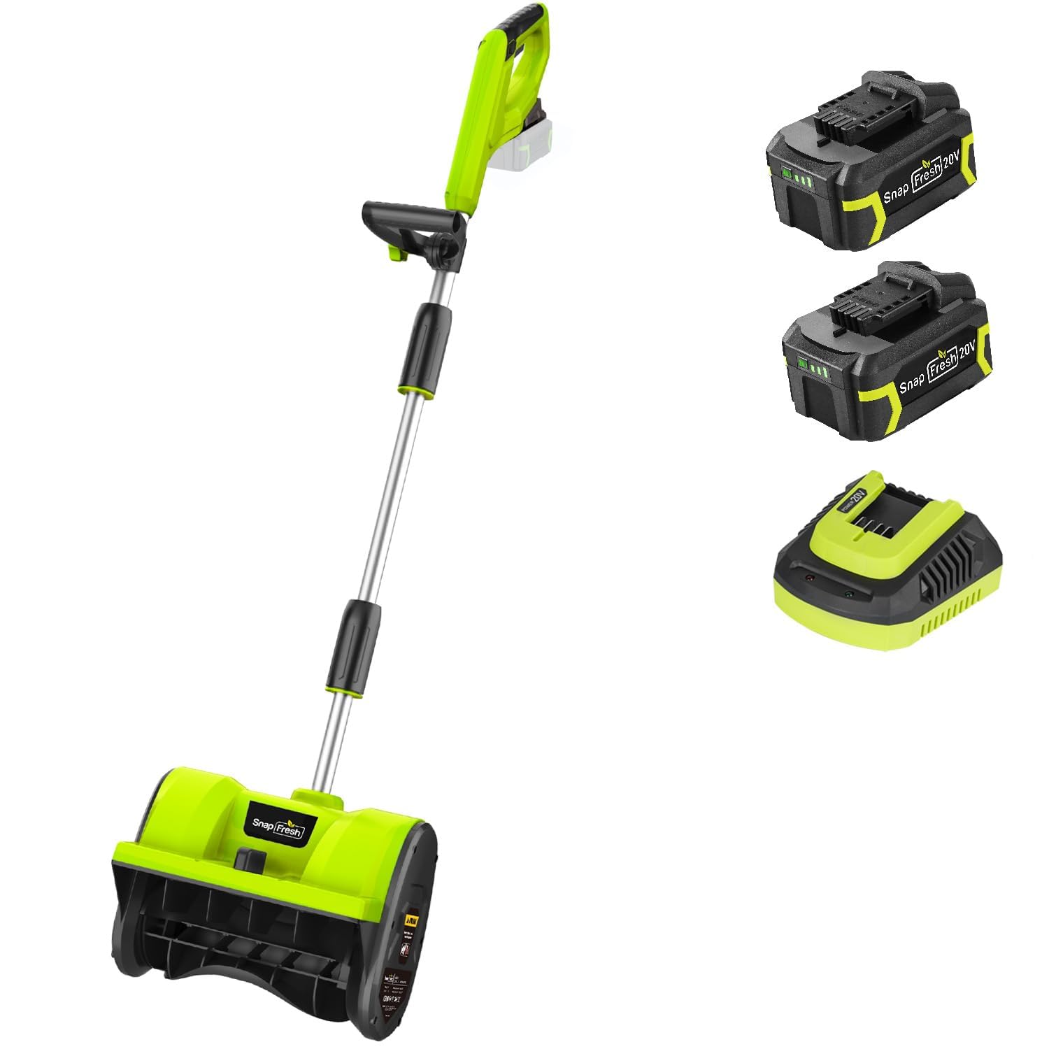 SnapFresh 20V Cordless Electric Snow Shovel with 12