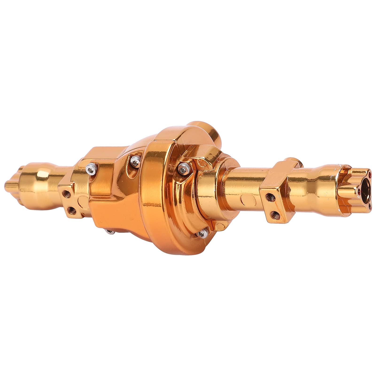 1/10 Scale RC Car Metal Front & Rear Axle Housing - Gold Upgrade for Crawlers & Trail Trucks | Durable Off-Road Performance Parts