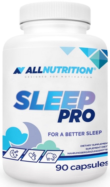 Allnutrition Sleep Pro 90 Capsules - Natural Sleep Aid Supplement for Better Rest & Relaxation - Perfect for Nighttime Use, Stress Relief & Improved Sleep Quality
