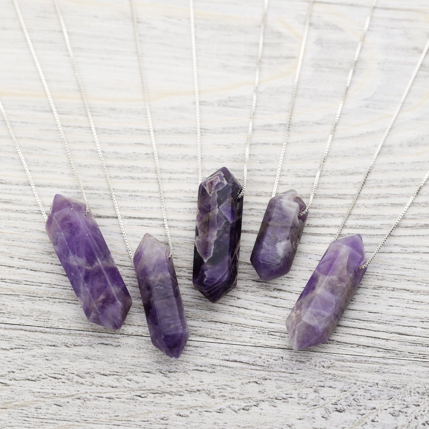 Natural Crystal Chakra Healing Necklace for Energy Balance & Spiritual Wellness - Perfect for Meditation, Yoga & Daily Wear