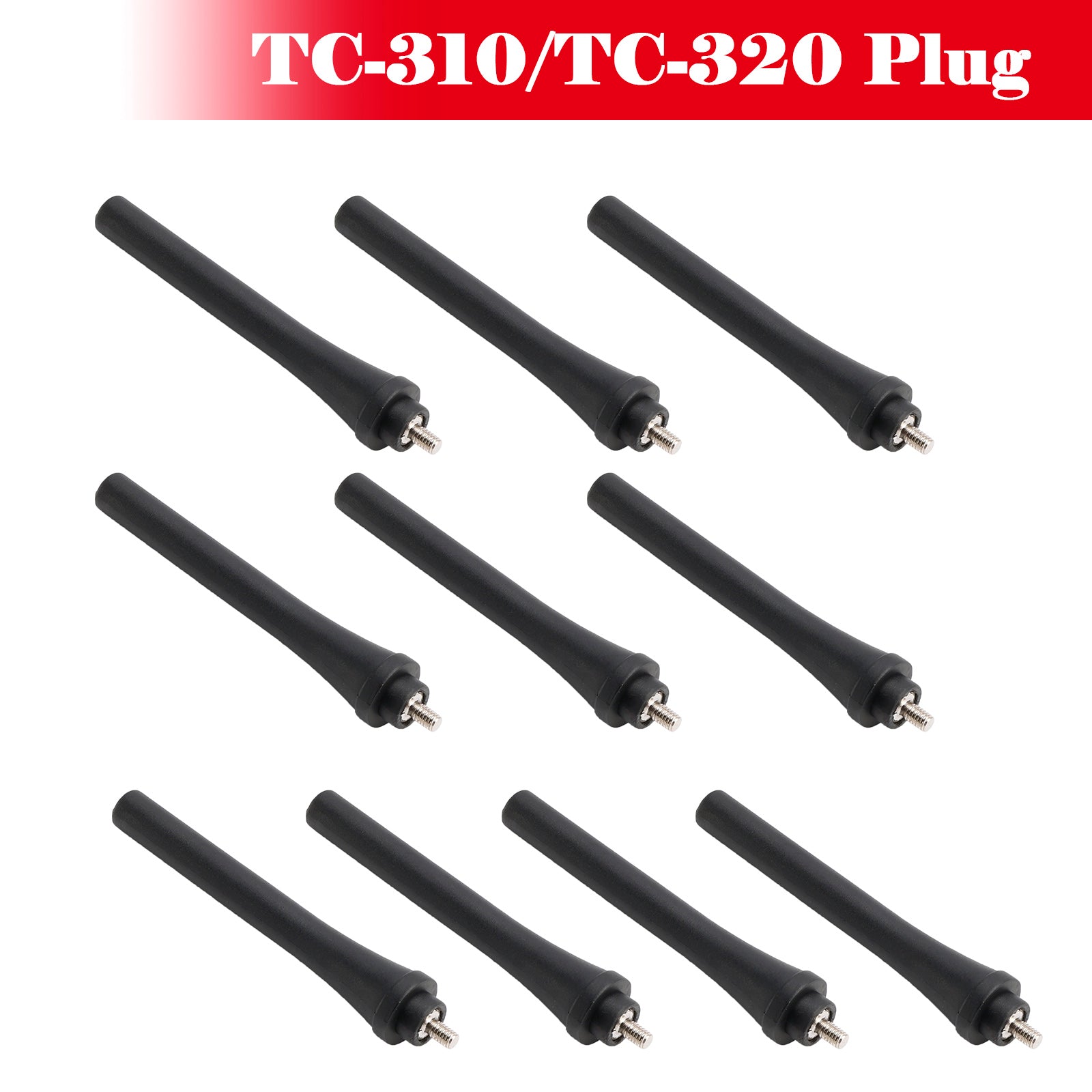 10x Radio 80mm HYT TC310 Antenna 400-470MHz for Hytera TC310 TC320 Walkie Talkie - Perfect for Construction, Security, and Outdoor Communication
