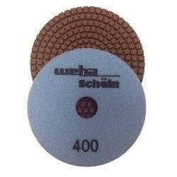 5 Inch Weha Schein Diamond Polishing Pads 3.0 mm Thick - Wet/Dry Granite, Marble, Concrete Polishing Kit for Countertops, Floors & Stone Restoration