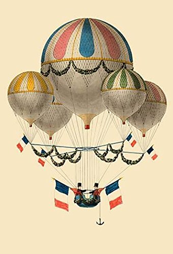 French Flag Hot Air Balloon Set - Large Balloon with 4 Small Balloons for Outdoor Adventure & Photography | Perfect for Events, Parties & Aerial Sightseeing