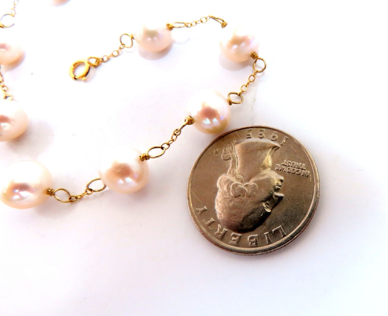 8mm Freshwater Pearl Silver Bracelet for Women - Elegant & Timeless Jewelry Gift for Weddings, Anniversaries & Special Occasions